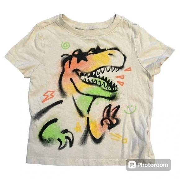 Old Navy Other - Old Navy toddler boy graphic T-Rex shirt size 2T